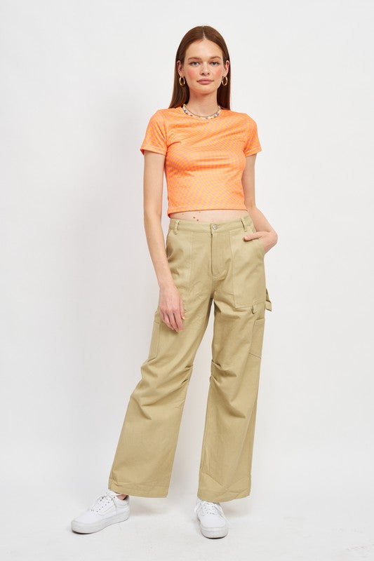 High Rise Cargo Pant