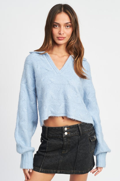 Lindsey Cable Knit Sweater