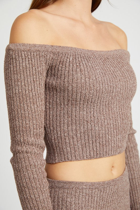 Lila Knit Ribbed Top