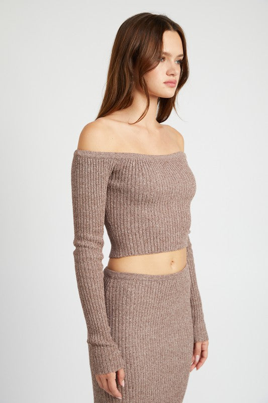 Lila Knit Ribbed Top