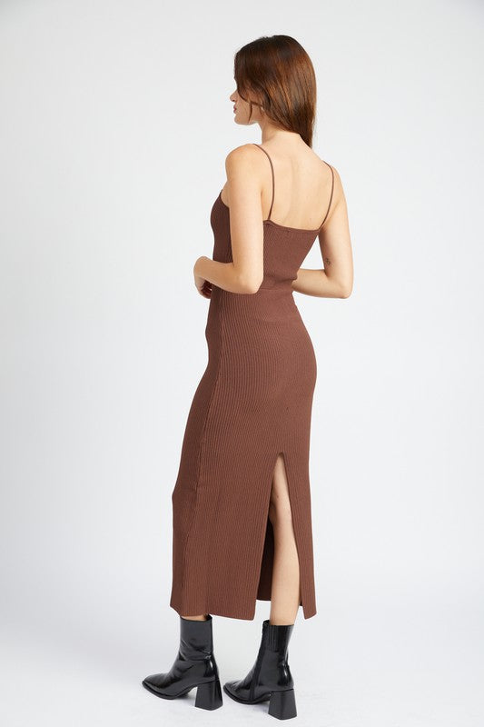 Valentina Ribbed Maxi Dress