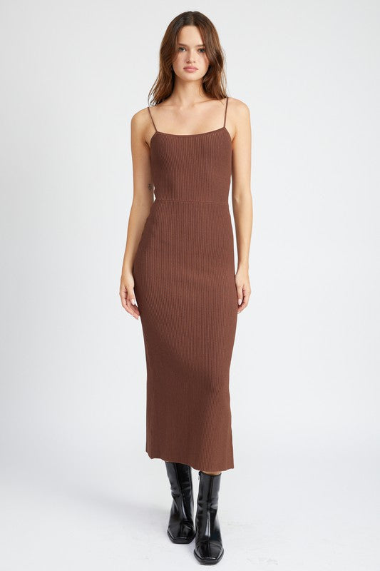 Valentina Ribbed Maxi Dress