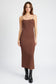 Valentina Ribbed Maxi Dress