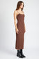 Valentina Ribbed Maxi Dress