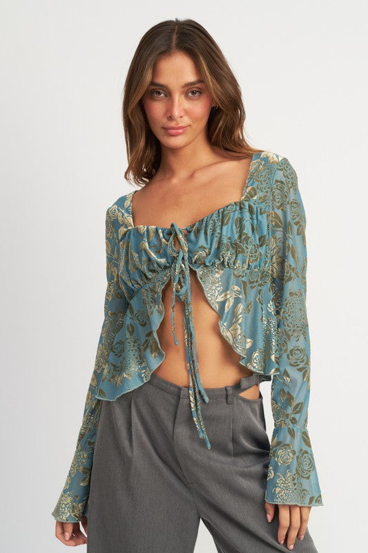 Moonlight Tie Top