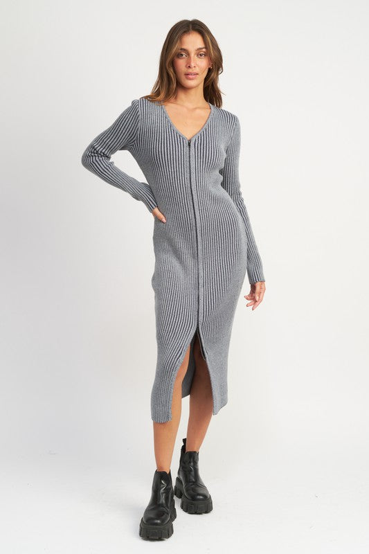 Zip Me Up Sweater Midi