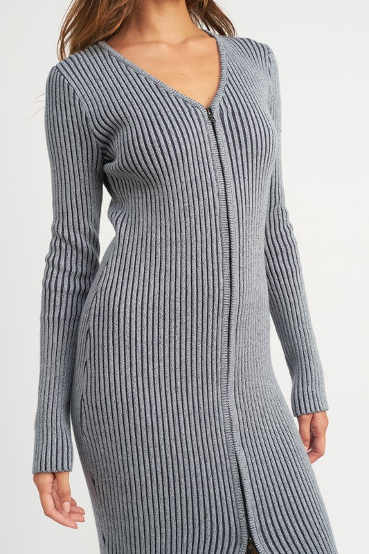 Zip Me Up Sweater Midi