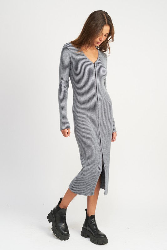 Zip Me Up Sweater Midi