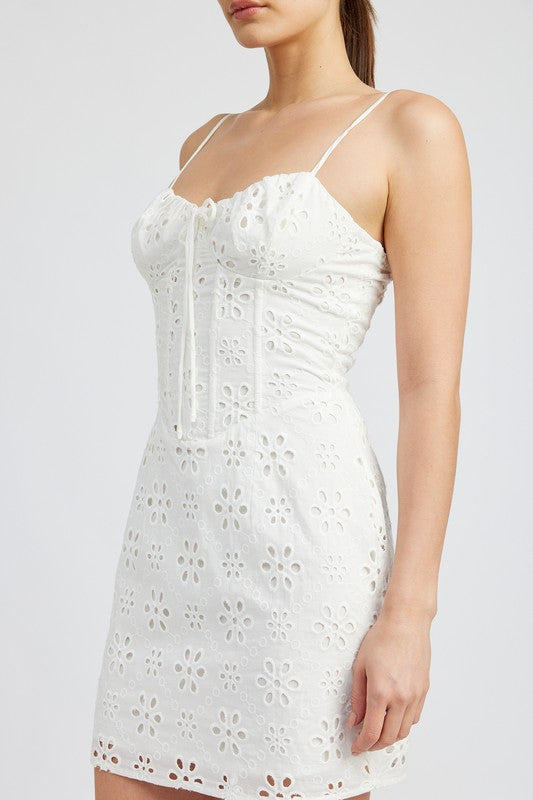 Eyelet Corset Mini