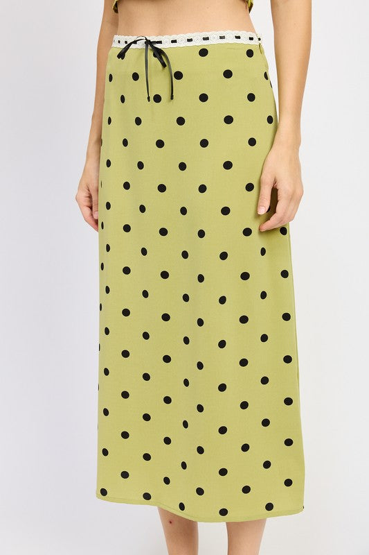 Vines Polka Dot Maxi