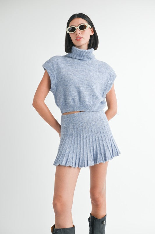 Aspen Pleated Mini Skirt