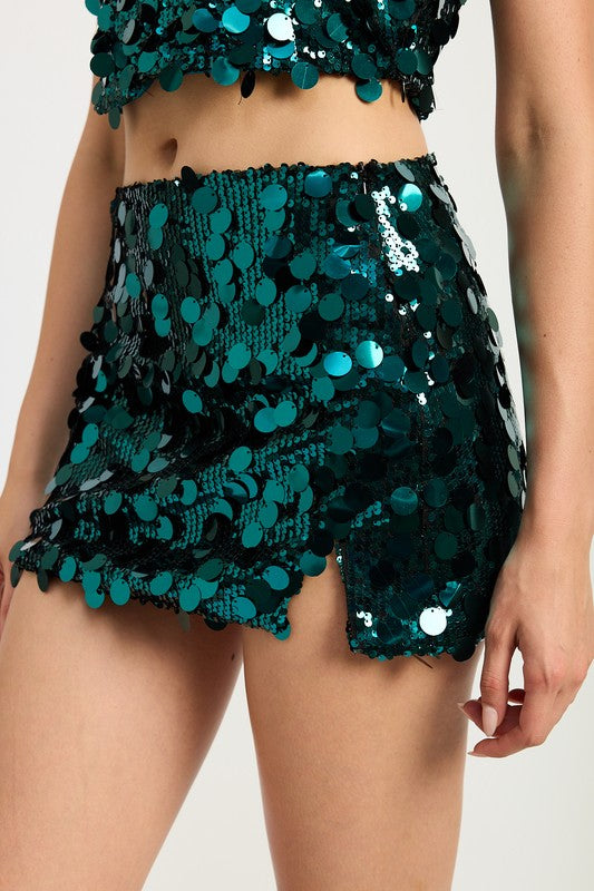 Manifest Sequin Mini Skirt