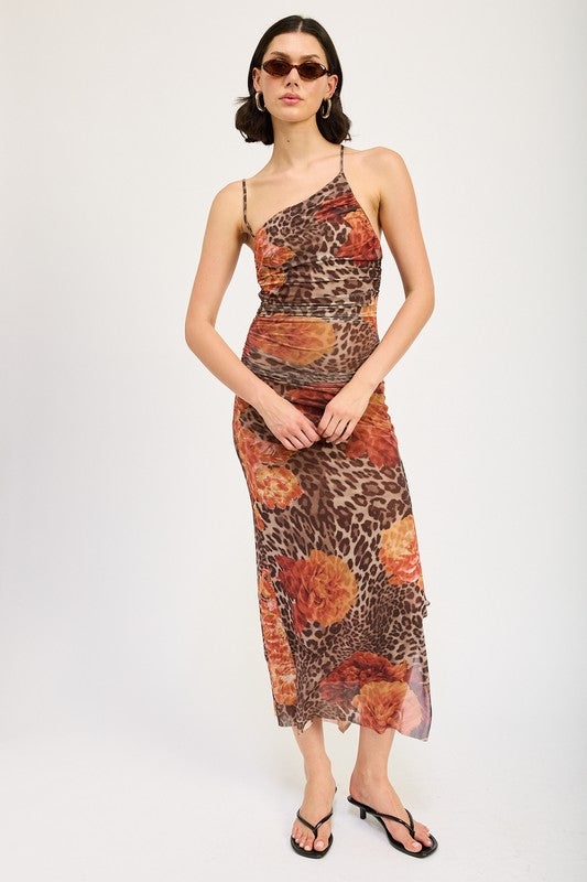 Savannah Cheetah Mesh Maxi