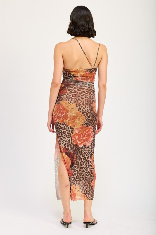 Savannah Cheetah Mesh Maxi