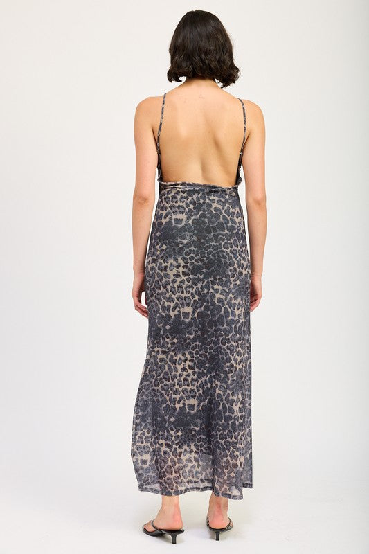 Cheetah Cami Maxi