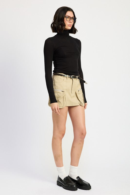 Cleo Cargo Mini Skirt