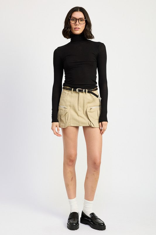 Cleo Cargo Mini Skirt