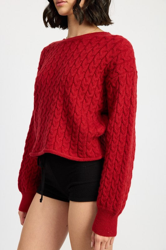 Essential Cable Knit Sweater