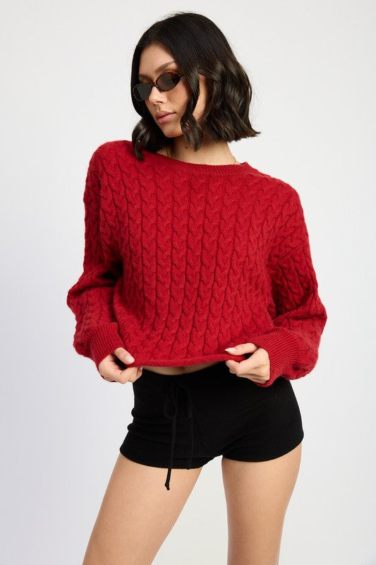 Essential Cable Knit Sweater