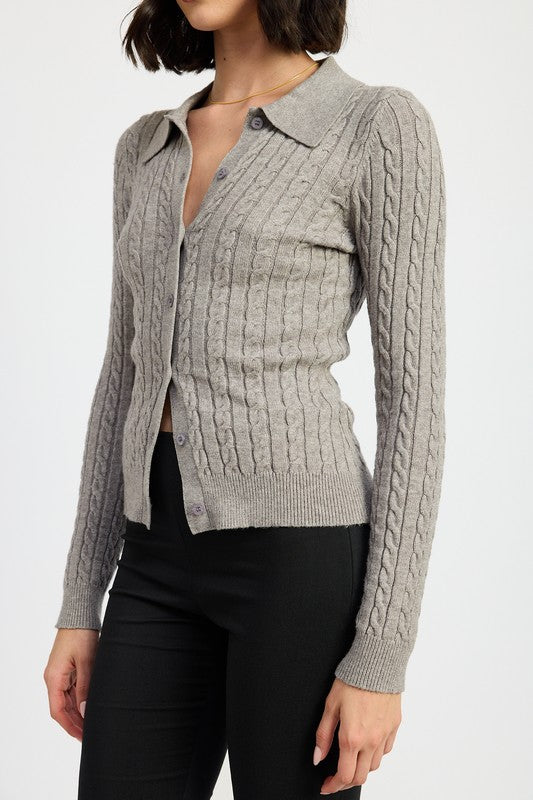 Telluride Cable Knit Top