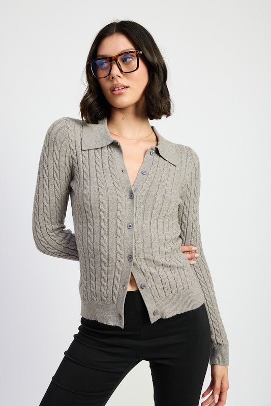 Telluride Cable Knit Top