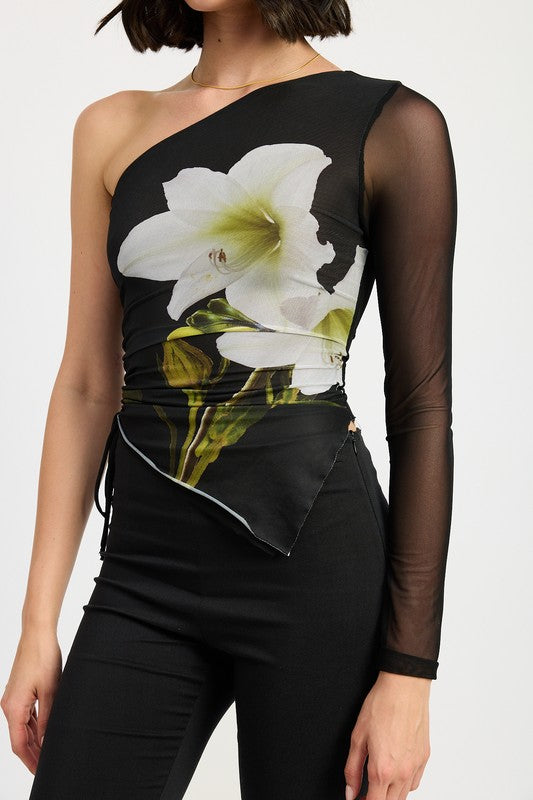 Orchid One Sleeve Top