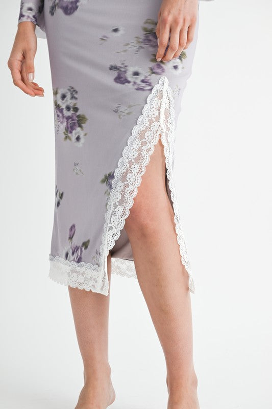 Kinney Lace Midi Skirt