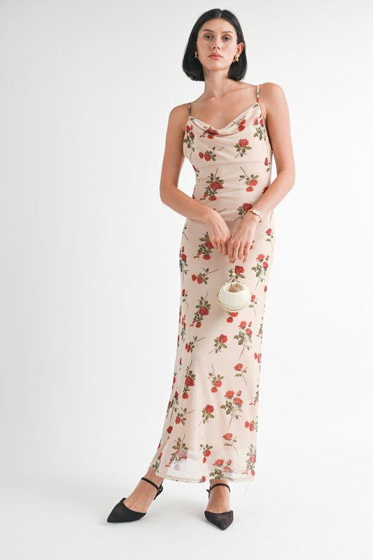 Valentine Rose Maxi Dress