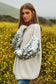 Sequin Sleeve Sweater Knit Top