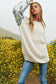 Sequin Sleeve Sweater Knit Top